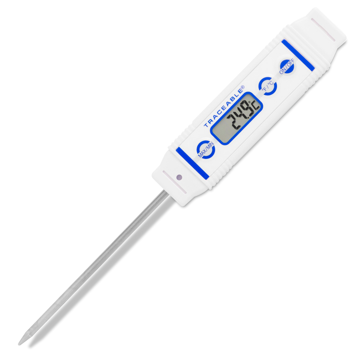 Termómetro Digital Sumergible IP67 Vástago 89 mm -50-300ºC±1.5ºC Traceable Control Company 4420