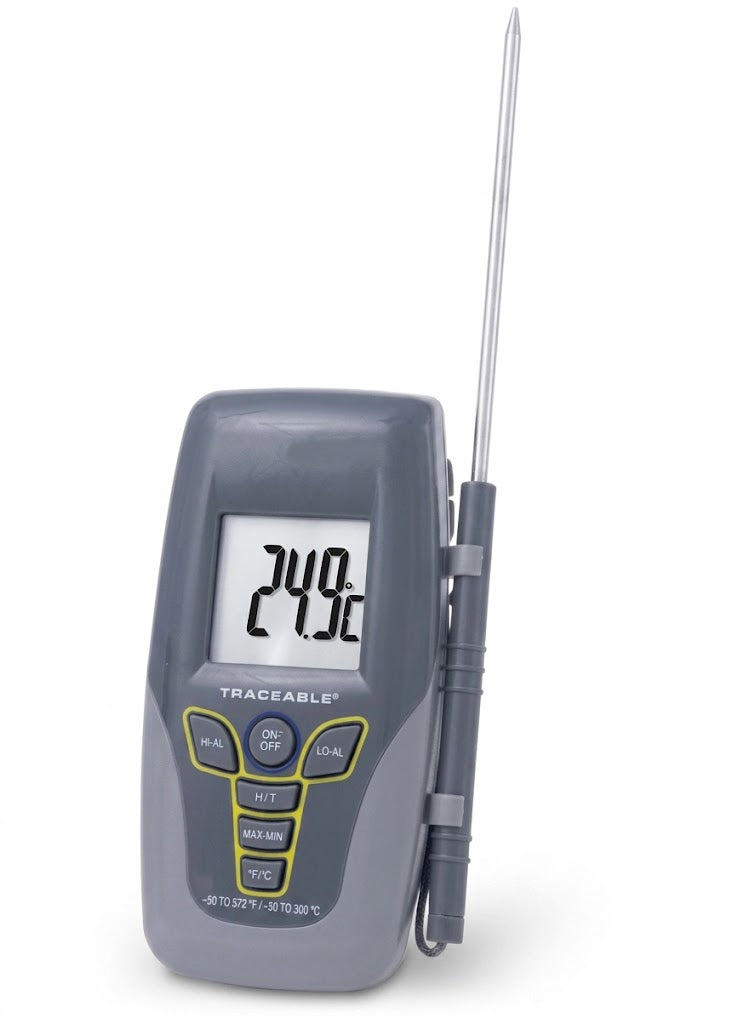 Termómetro Digital con Cable Sonda 1m de -50 a 300 °C Traceable Control Company 4430