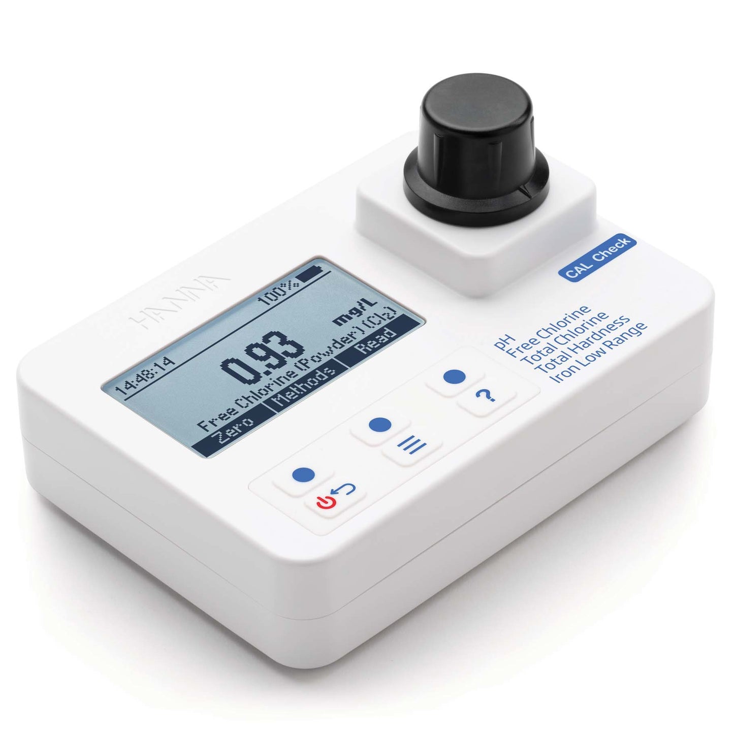 Fotómetro Portátil para Dureza Total y Hierro Rango Bajo con Kit CAL Check Hanna Instruments HI97741C