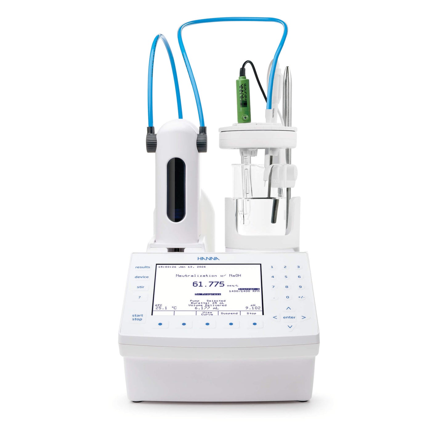 Titulador Potenciométrico Automático de Banco Modelo HI930-01 Hanna Instruments