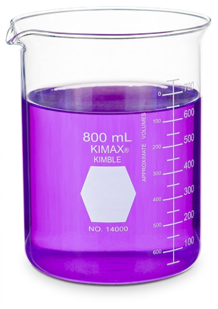 Vaso de Precipitado Forma Baja de 50 mL de Vidrio de Laboratorio Kimax 14000-50