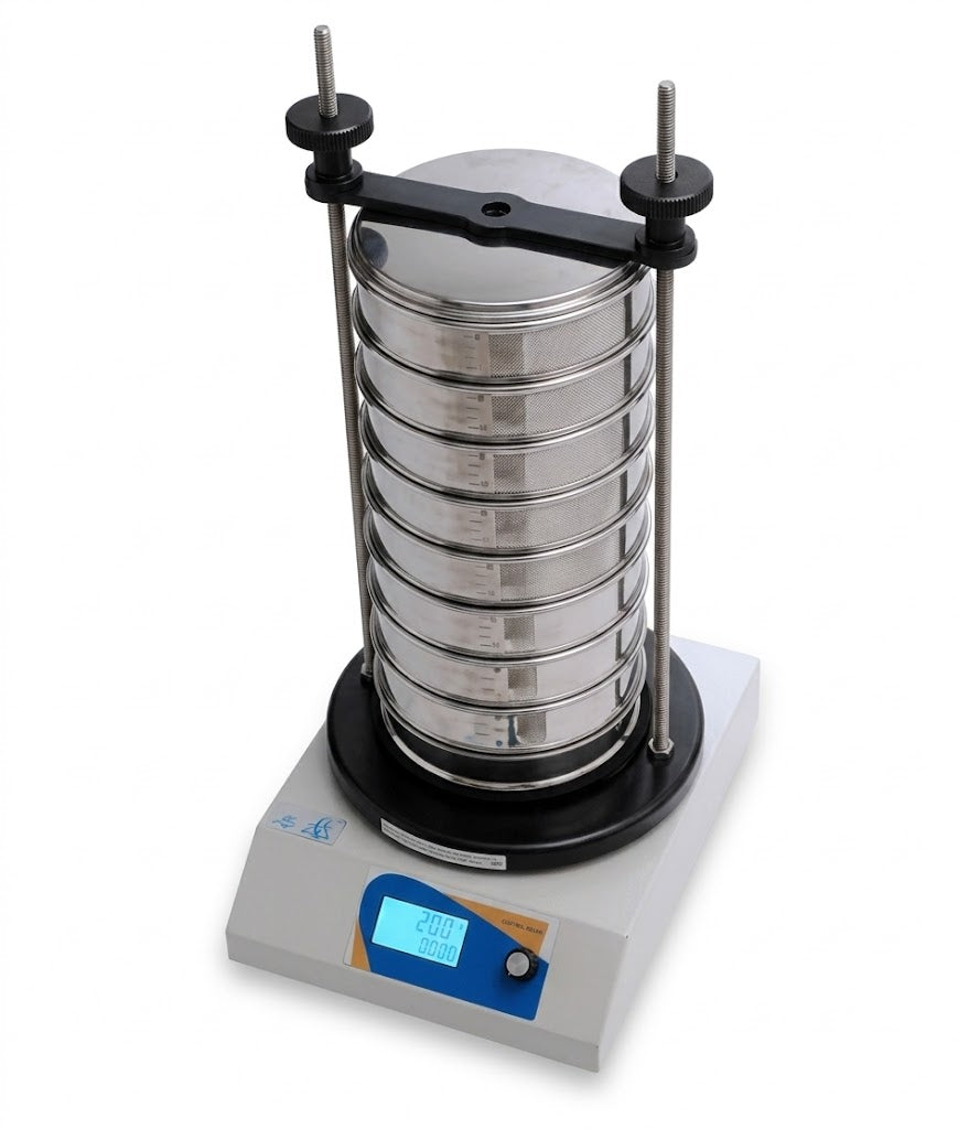 Tamizadora Digital Electromagnética CISA BA200N para Análisis Granulométrico