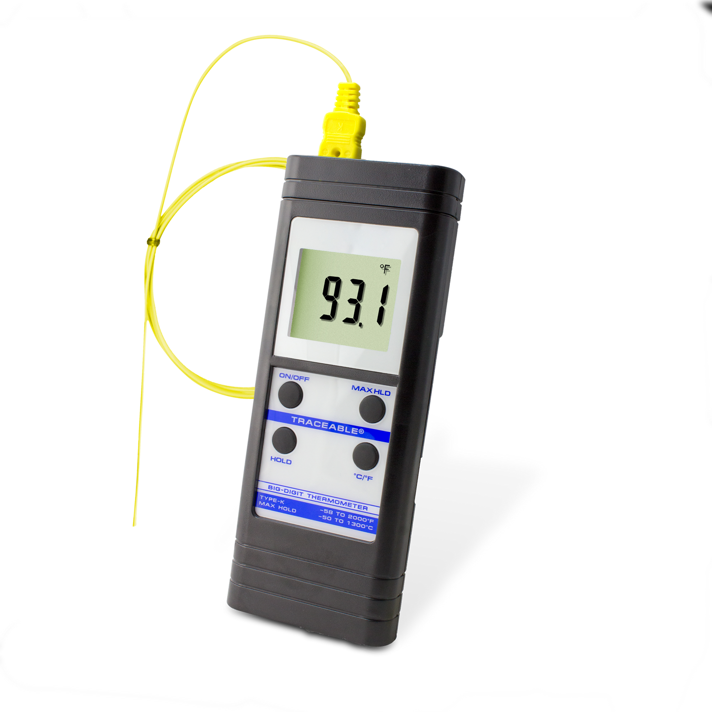 Termómetro Digital con Pantalla de Números Grandes y Sonda K -40-250ºC Traceable Control Company 4004