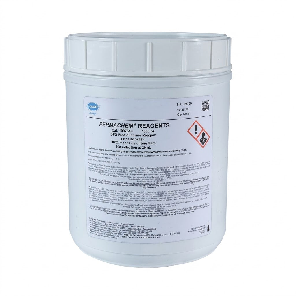 Reactivo de Cloro Libre Hach DPD Powder Pillows Paquete con 1000 Sobres 1407728