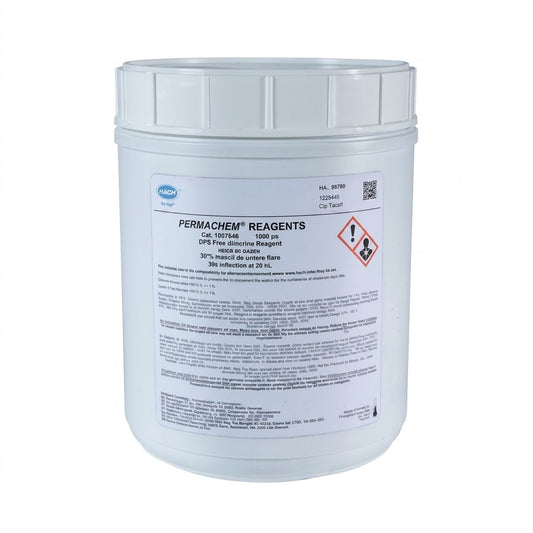 Reactivo de Cloro Libre Hach DPD Powder Pillows Paquete con 1000 Sobres 1407728