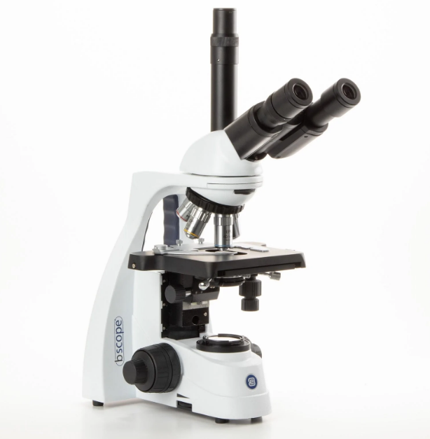 Microscopio compuesto trinocular bScope con objetivos E-plan IOS BS.1153-EPLI
