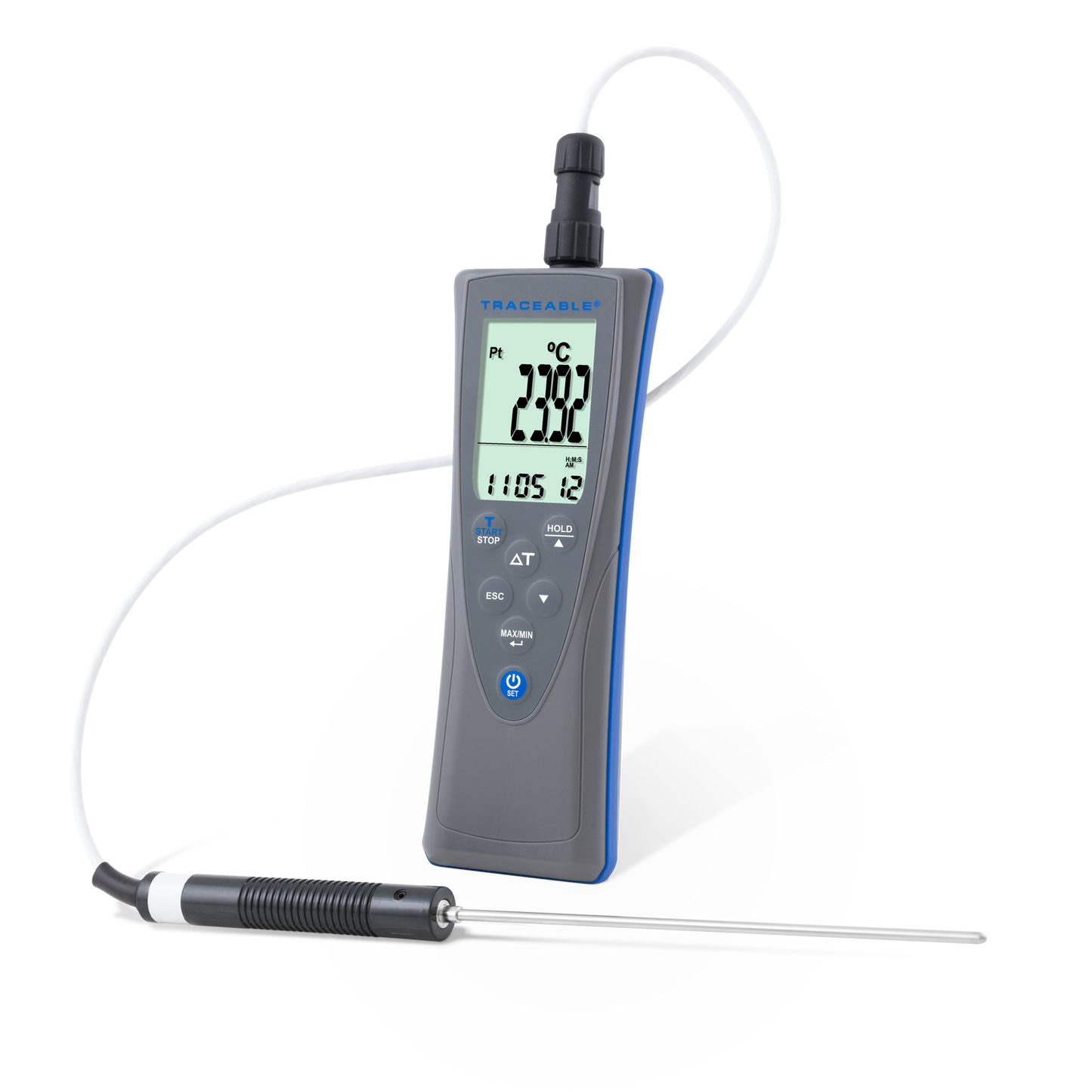 Termómetro Digital Alta Precisión Sonda Platino RTD -100-300±0.2°C Traceable Control Company 4132