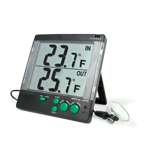 Termómetro Digital Números Grandes con Sonda de Ventosa -50-70ºC Traceable Control Company  4142