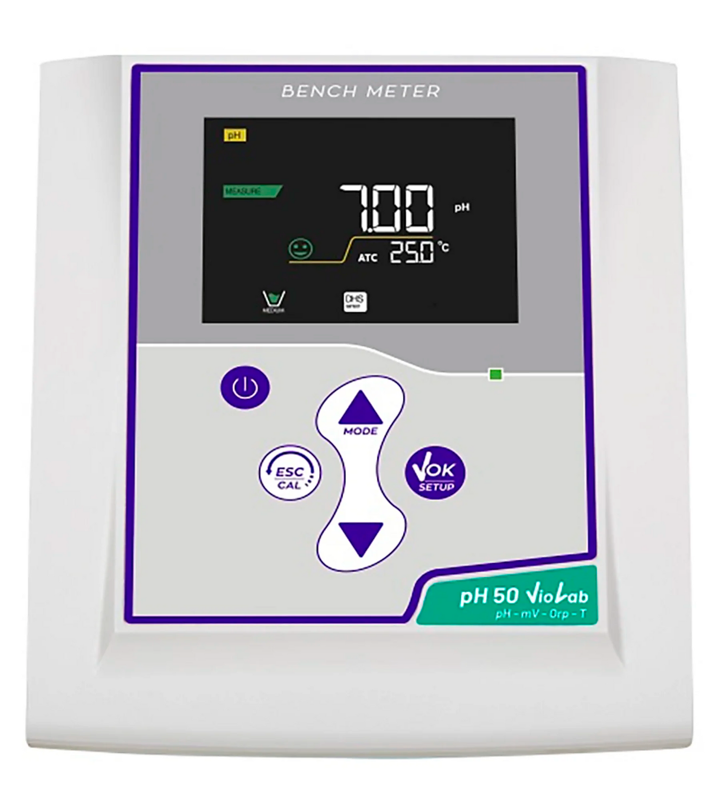 Medidor de pH de sobremesa pH 50 VioLab sin electrodo 50101012