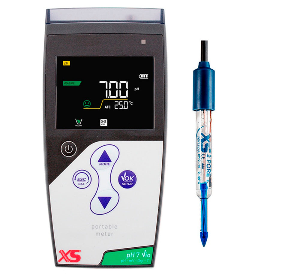 Medidor de pH portátil pH 7 Vio FOOD electrodo T Digital High Sensor de 2 poros 50110082