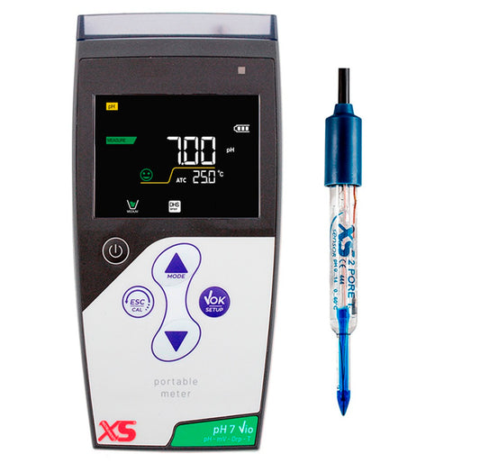 Medidor de pH portátil pH 7 Vio FOOD electrodo T Digital High Sensor de 2 poros 50110082