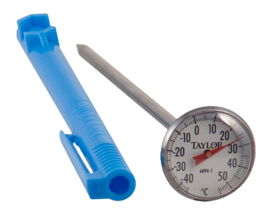 Termómetro Bimetálico de Bolsillo Vástago 127 mm de -40 a 50 °C Taylor 6094N