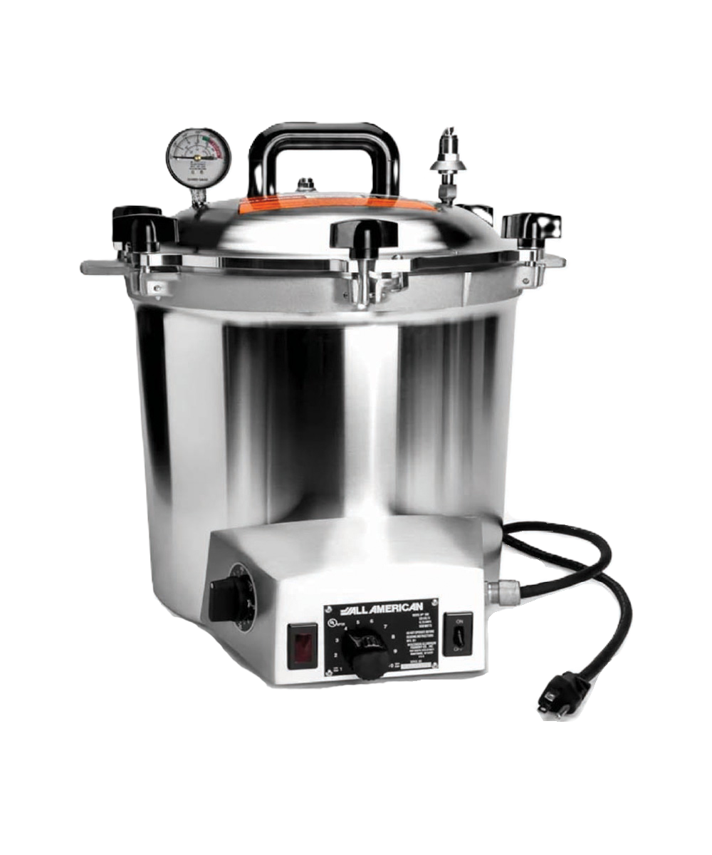 Autoclave de Vapor Eléctrica 24L 120V Modelo 50X Esterilizador de Laboratorio All American 50X-120V