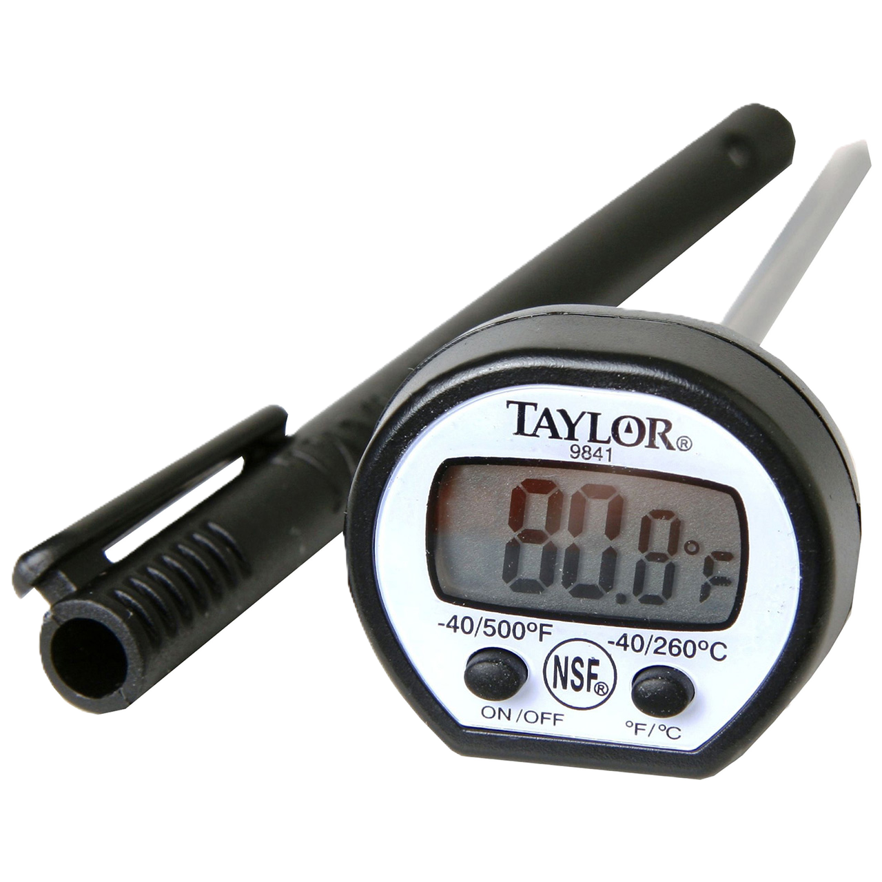 Termómetro Digital de Bolsillo Vástago 115 mm de -40 a 260 °C Taylor 9841