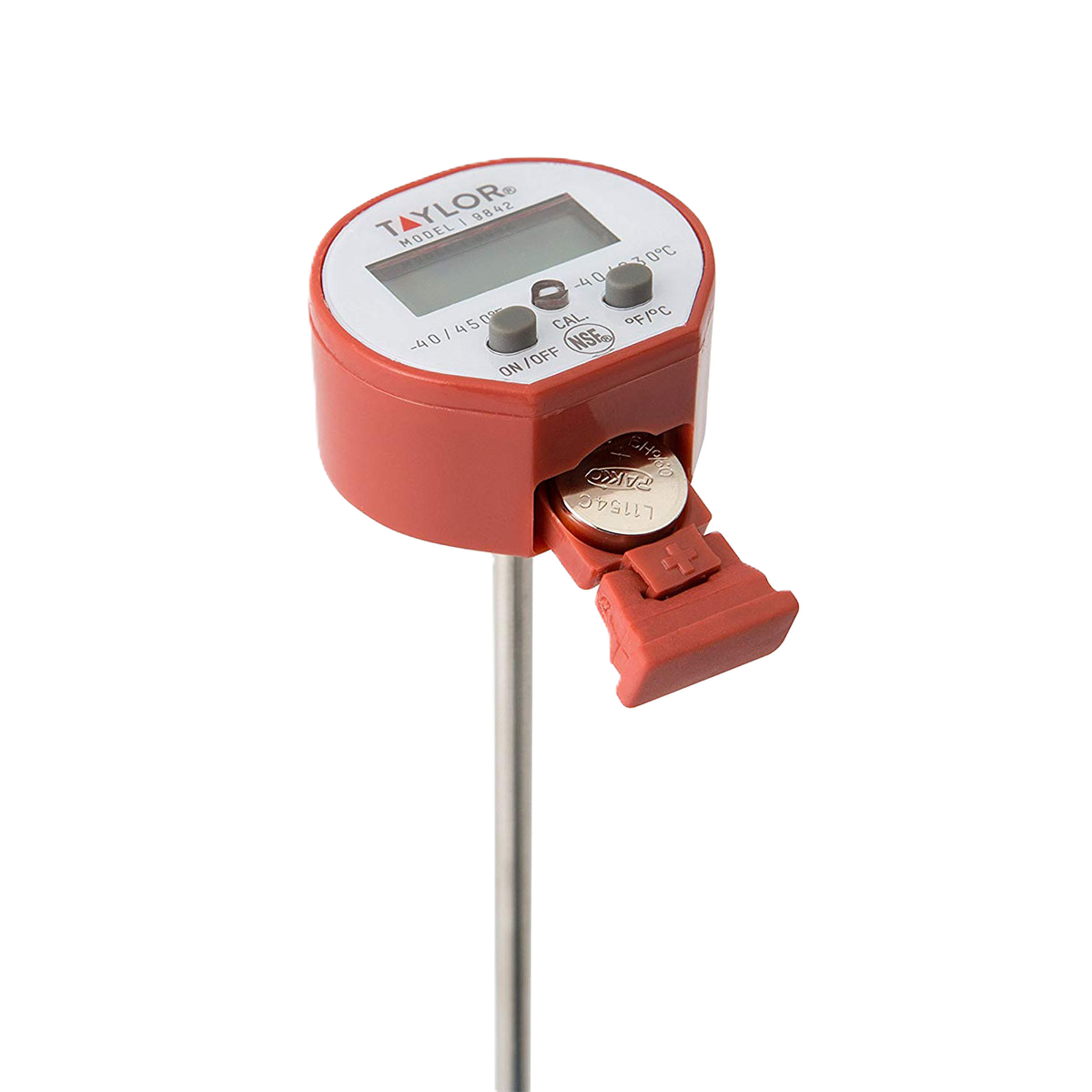 Termómetro Digital para Alimentos Vástago 115 mm de -40 a 230 °C Taylor 9842