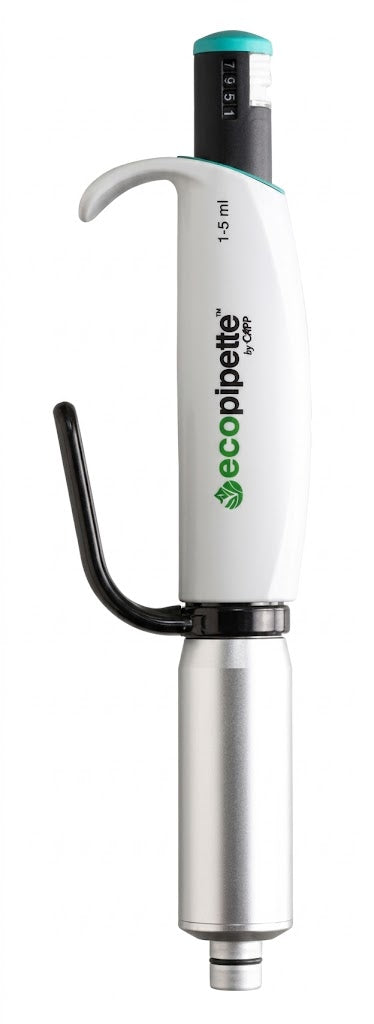 Micropipeta CAPP ecopipette de Volumen Variable 0.5-5 mL Macro-volumen de Precisión Modelo C5000-1M