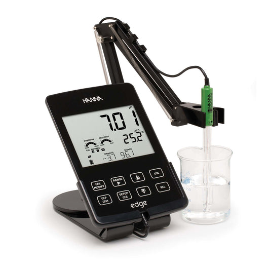Medidor de pH Multiparamétrico de mesa edge HI2020-01 Hanna Instruments