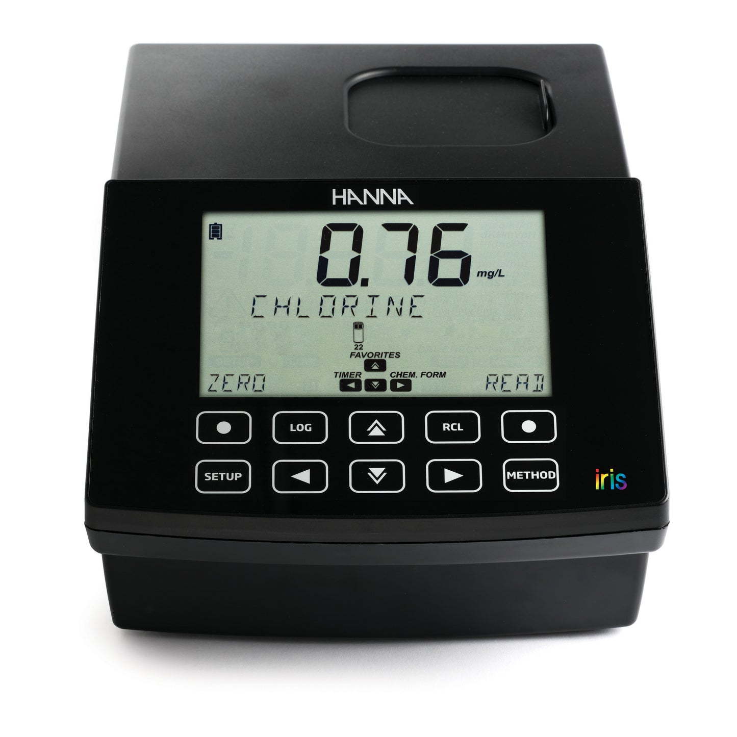 Espectrofotómetro de Luz Visible Iris Modelo HI801-01 Hanna Instruments
