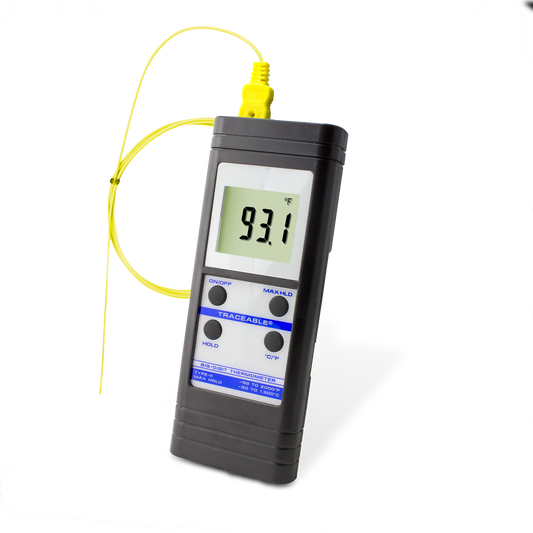Termómetro Digital con Pantalla de Números Grandes y Sonda K -40-250ºC Traceable Control Company 4004